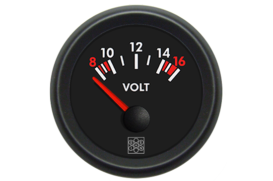 Voltmetro 8-16 V
