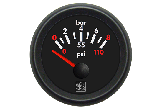 Manometro 0-8 Bar taratura Veglia