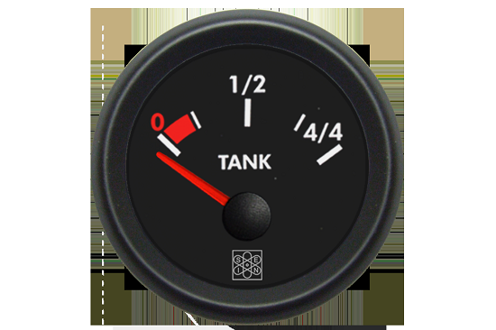 Strumento livello carburante ingresso 0-90Ω